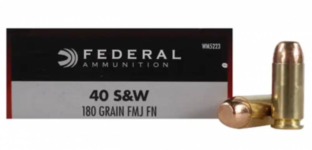 FED 40SW 180GR FMJ BRASS 50/20 - Sale